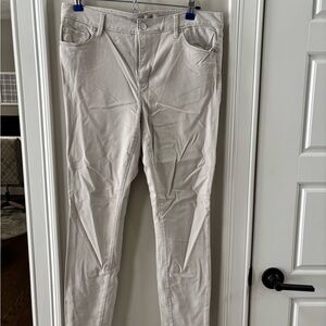 LOFT Light Gray Trousers